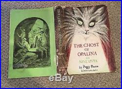 The Ghost of Opalina or Nine Lives, Peggy Bacon Signed First Edition 1967 rare