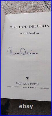 The God Delusion First Edition signed by Richard Dawkins