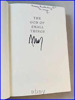 The God of Small Things-Arundhati Roy-SIGNED! -TRUE First/1st Canadian Edition