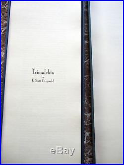 The Great Gatsby Galleys, F. Scott Fitzgerald Signed Facsimile 1925 First Edition