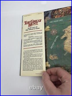 The Great Hunt Robert Jordan 1990 SIGNED First Edition 1st Printing HC/DJ NF