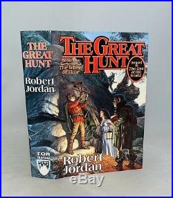 The Great Hunt-Robert Jordan-SIGNED! -First/1st Edition/6th Printing-Bk 2-RARE