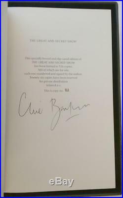 The Great and Secret Show by Clive Barker (First Edition) LTD Signed Copy #82