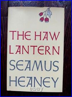 The Haw Lantern, SIGNED by Seamus Heaney, First American Edition, 1987