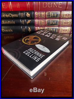 The Hunger Games SIGNED by SUZANNE COLLINS Hardback 1st Edition First Printing