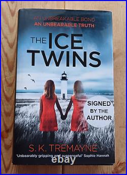 The Ice Twins by S. K. Tremayne (Hardcover, 2015) first edition signed