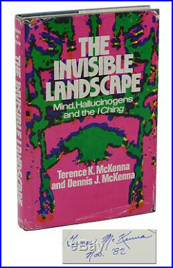 The Invisible Landscape SIGNED by TERENCE McKENNA First Edition 1975 Dennis
