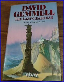 The Last Guardian by David Gemmell (Hardcover, 1989) signed first edition