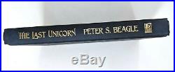 The Last Unicorn Peter Beagle First Edition SIGNED HB DJ Deluxe Edition 2007