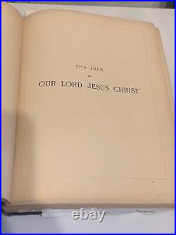 The Life Of Our Lord Jesus Christ Vol I J. James Tissot 1897 First Edition SIGNED
