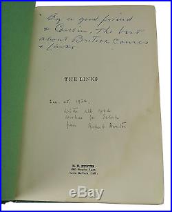 The Links SIGNED by ROBERT HUNTER First Edition 1st Golf Course Architecture