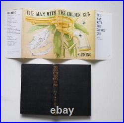 The Man With The Golden Gun 1st ed 1965 orig d/j SIGNED by Christopher Lee