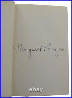 The Margaret Sanger Story SIGNED First Edition 1st 1955 Birth Control Fight