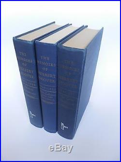 The Memoirs of Herbert Hoover 2 Volumes SIGNED Complete Set First Edition
