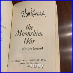 The Moonshine War by Elmore Leonard SIGNED FIRST EDITION -Great Price