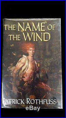 The Name of the Wind Patrick Rothfuss SIGNED first edition first print HCDJ