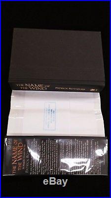 The Name of the Wind Patrick Rothfuss SIGNED first edition first print HCDJ