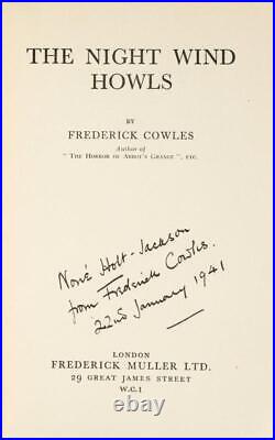 The Night Wind Howls by Frederick Cowles (First Edition) Signed