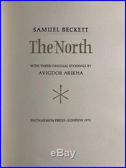 The North, Samuel Beckett. First Edition 1972. Signed by the Author