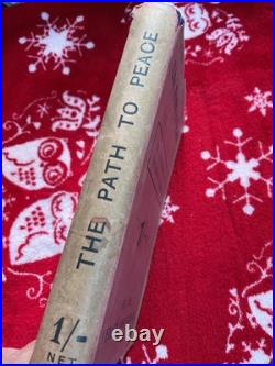The Path to Peace A Short Handbook 1913 VERY RARE SIGNED FIRST EDITION HB