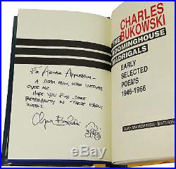 The Roominghouse Madrigals CHARLES BUKOWSKI SIGNED Presentation First Edition