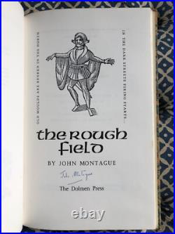 The Rough Field, John Montague. First Edition 1972. Signed by the author. Hdbk