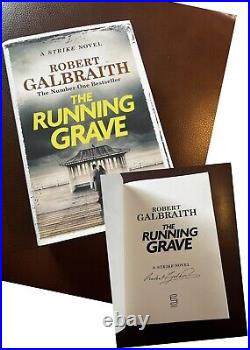 The Running Grave Signed Robert Galbraith 1st edition/print J K Rowling