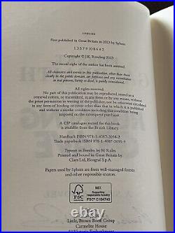 The Running Grave Signed Robert Galbraith 1st edition/print J K Rowling
