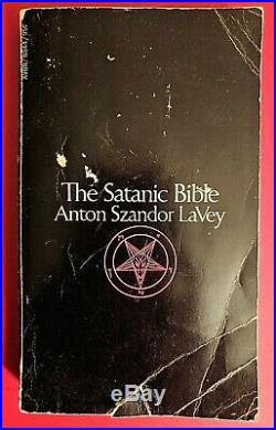 The Satanic Bible Signed by Anton Szandor LaVey SIGNED 1st Edition 1969