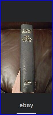 The Satanic Verses By Salman Rushdie Viking Hardback 1st Edition Signed 1 Of 100