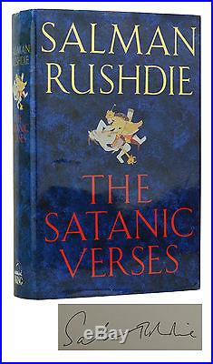 The Satanic Verses SIGNED by SALMAN RUSHDIE First UK Edition 1st Printing