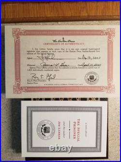 The Special Prisoner Jim Lehrer, Easton Press Signed First Edition