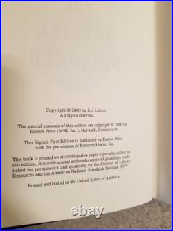 The Special Prisoner Jim Lehrer, Easton Press Signed First Edition