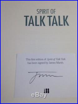 The Spirit of Talk Talk hardback book Mark Hollis Talk Talk Signed First Edition