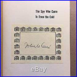 The Spy Who Came in from the Cold, John Le Carre (Signed First Edition)