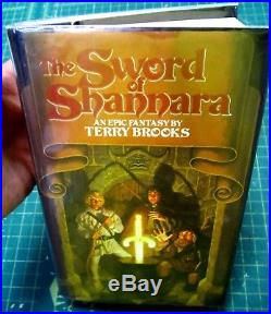 The Sword of Shannara by Terry Brooks SIGNED True First Edition 1977 Hardcover