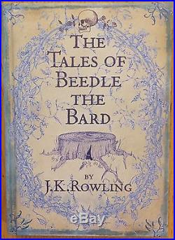 The Tales of Beedle the Bard by JK Rowling Signed First Edition