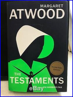 The Testaments Margaret Atwood Hardcover FIRST EDITION SIGNED ISBN 9780385543781