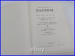 The Texts of Taoism Signed by James Legge Hardback First Edition 1959