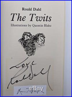 The Twits Roald Dahl Signed First Edition 1st/1st