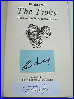 The Twits by Roald Dahl Signed First Edition