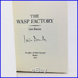 The Wasp Factory First Edition/1st Printing SIGNED Iain Banks Hardcover