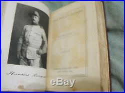 Theodore Roosevelt Signed First Edition Rough Riders Book