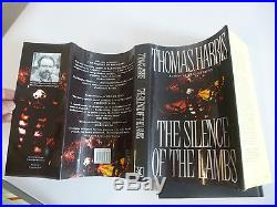 Thomas Harris,'The Silence of the Lambs' SIGNED UK first edition 1st/1st