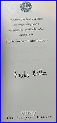 Timeline By Michael Crichton Signed First Edition Society The Franklin Library