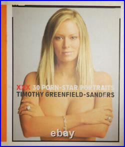 Timothy Photography Greenfield-Sanders / XXX 30 Porn-Star Portraits Signed 1st