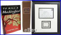 To Kill a Mockingbird Twice Signed Harper Lee Great First Edition 1st Printing