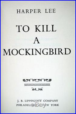 To Kill a Mockingbird Twice Signed Harper Lee Great First Edition 1st Printing