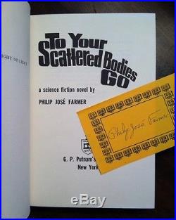 To Your Scattered Bodies Go, Philip Jose Farmer (First Edition/Hardcover/Signed)