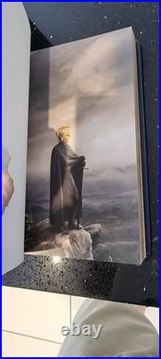 Tolkien Children of Húrin 2007 SIGNED TWICE Full Leather, Low No. 28/500 Tolkien Children of Húrin 2007 SIGNED TWICE Full Leather, Low No. 28/500
